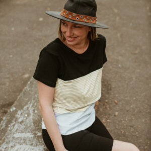 Remera Ámbar manga corta