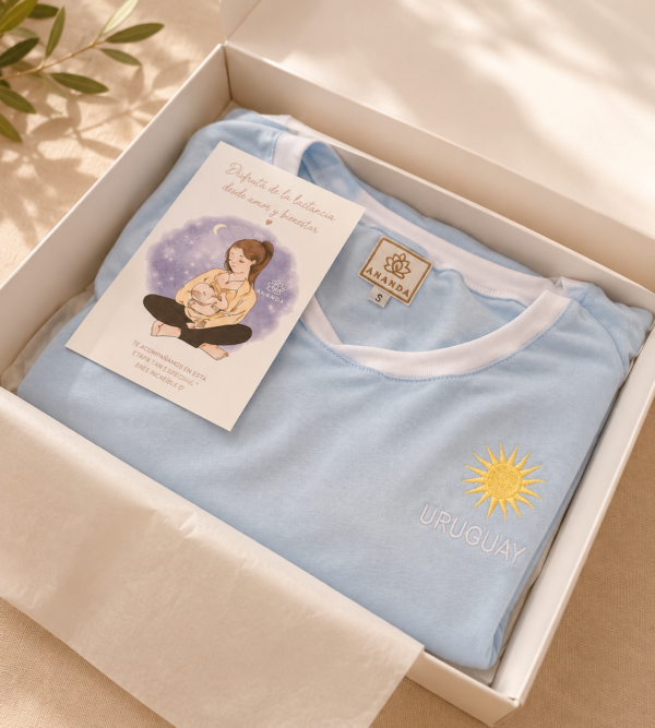 Remera de Uruguay para Embarazo y Lactancia