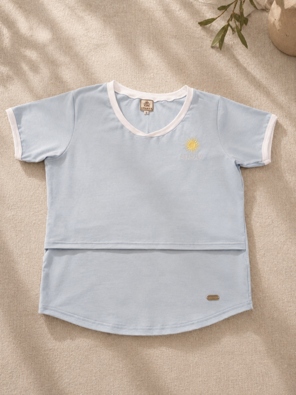 Remera de Uruguay para Embarazo y Lactancia