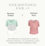 Pack lactancia fácil #3: Remera Arya y Remera Ámbar