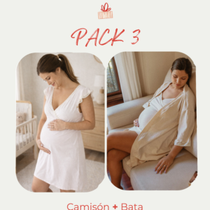 Pack 3: Camisón & Bata $4233