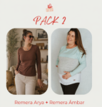 Pack2: Remera Arya & Ambar $3128