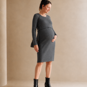vestido gris