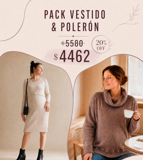 PACK Vestido & Polerón $4462